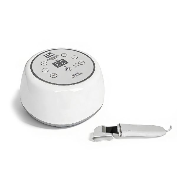 Ultraschall Peeling Gerät WKB015 mit Handstück – Weißes Profi-Hautreinigungsgerät