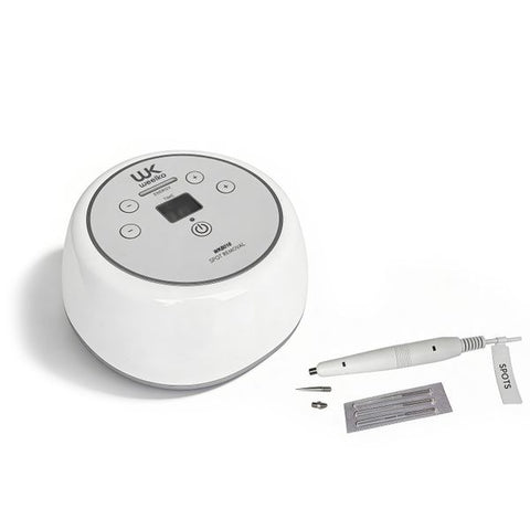 Hautflecken Entferner WKB016: kompaktes digitales Profi-Spot-Removal-Gerät mit Handstück und Zubehör für Kosmetikstudios