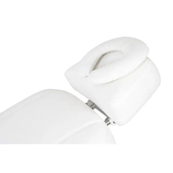 Elektrische Heizbare Kosmetikliege mit LED, Kosmetikstuhl Ricle, 4 Motoren, höhenverstellbar 64–89 cm, Gesichtsausschnitt