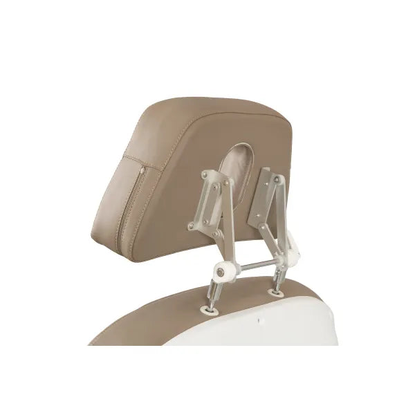 Elektrische Heizbare Kosmetikliege mit LED, Kosmetikstuhl Ricle, 4 Motoren, höhenverstellbar 64–89 cm, Gesichtsausschnitt