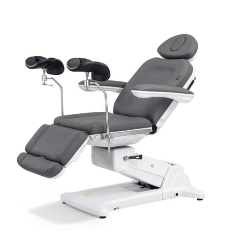 Elektrischer Gynäkologiestuhl SIMUS GYN mit 4 Motoren, Antigravity, Drehbar, 180 kg Belastbarkeit, Untersuchungsstuhl