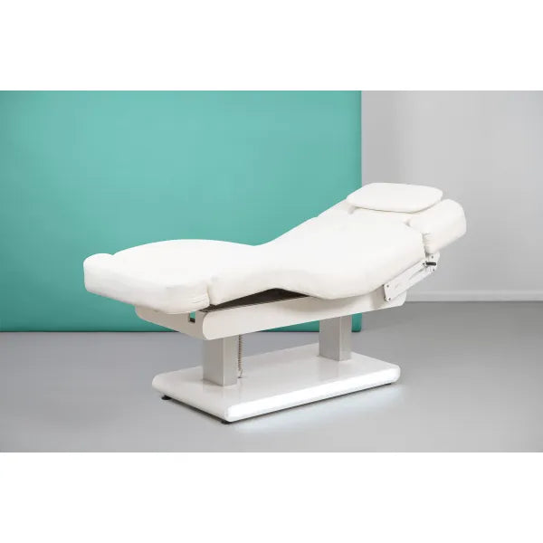 Elektrische Massageliege mit Heizfunktion, 4 Motoren und LED-Beleuchtung, höhenverstellbar