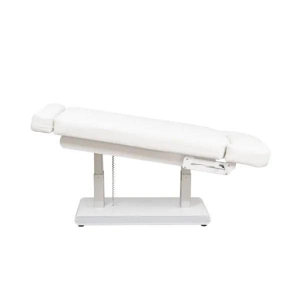 Elektrische Massageliege mit Heizfunktion, 4 Motoren und LED, höhenverstellbar 68–93 cm, Kopfstütze mit Aussparung