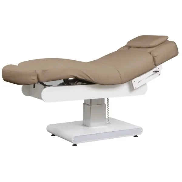 Elektrische Massageliege mit Heizfunktion, 3 Motoren, LED, Kopfstütze, Armlehnen, Gesichtsausschnitt, PU-Bezug