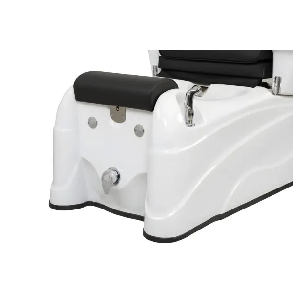 Weißer SPA-Pediküre-Sessel mit Waschbecken, Shiatsu-Massagesystem und Fußwanne – Ease Luxus-Pediküre-Stuhl