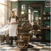 Barber stuhl in Bronze – Gold, Herren Friseurstuhl Buzz, Luxus Barbershop stuhl - Tiptop - Einrichtung