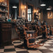 Barber stuhl in Schwarz – Rose mit Aluminiumrahmen, Herren Friseurstuhl Buzz, Barbershop stuhl - Tiptop - Einrichtung