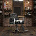 Barber stuhl in Schwarz, Herren Friseurstuhl Layer mit verstellbarer Rückenlehne, Barbershop stuhl - Tiptop - Einrichtung