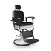 Eleganter Barber stuhl, Herren Friseurstuhl Serge, Barbershop stuhl im minimalistischen Design für moderne Friseursalons.