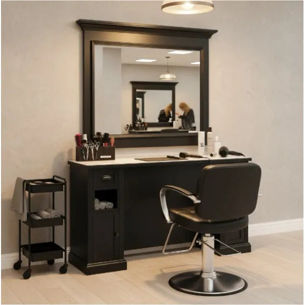 Friseur bedienplatz 4B William, Friseurarbeitsplatz sorgt für ein stilvolles Erscheinungsbild - Tiptop - Einrichtung