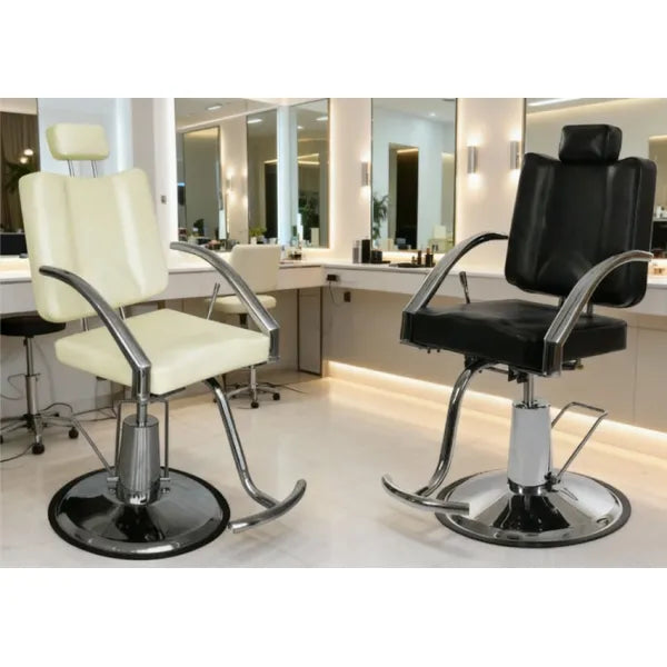 Drehbarer Make-up-Stuhl, Schminkstuhl mit Chromgestell Platy - Tiptop - Einrichtung