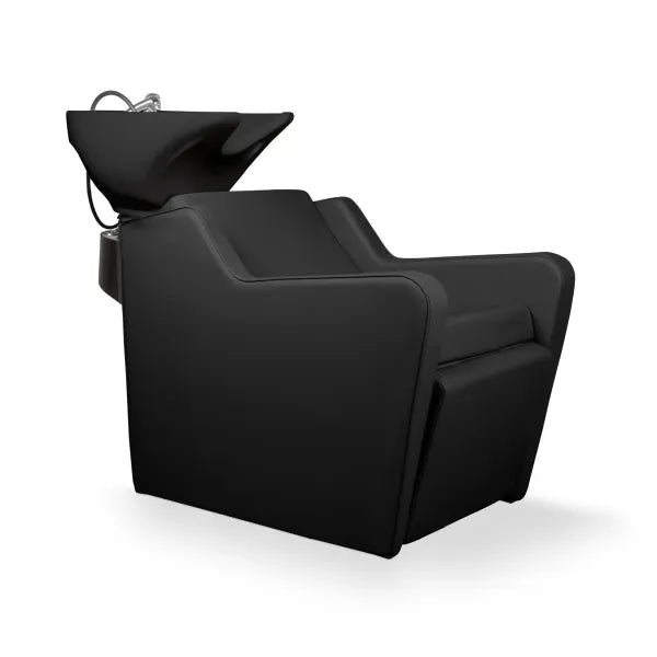 Friseur Waschbecken mit Elektrischer Fußstütze, Friseurwaschbecken Yannik, bequem und modern für jeden Salon.