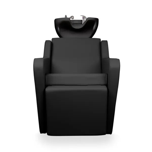 Friseur Waschbecken mit Elektrischer Fußstütze, Friseurwaschbecken Yannik, bequem und modern für jeden Salon.