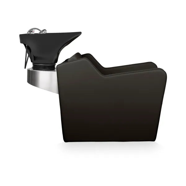 Friseur Waschbecken mit Elektrischer Fußstütze, Friseurwaschbecken Yannik, bequem und modern für jeden Salon.