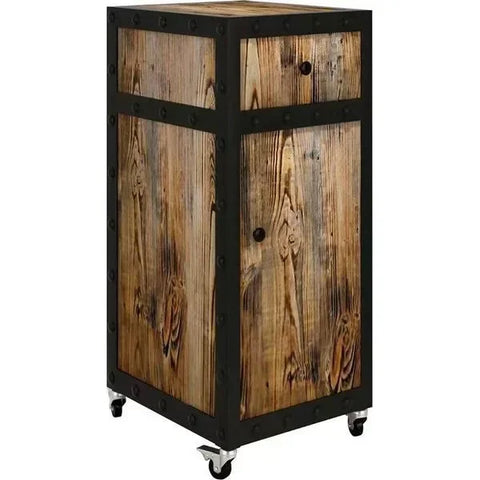 Arbeitswagen Gath - Friseur Trolley mit Metallrahmen und Holzlaminat - Tiptop - Einrichtung