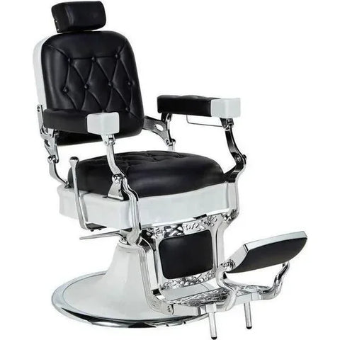 Barber stuhl in Schwarz, Herren Friseurstuhl Jones, Barbershop stuhl - Tiptop - Einrichtung