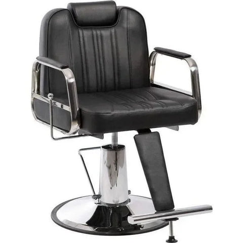 Barber stuhl in Schwarz, Herren Friseurstuhl Tonsur, Barbershop stuhl - Tiptop - Einrichtung