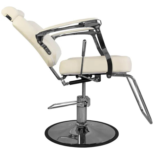 Barber stuhl Bjorn, Herren Friseurstuhl BH-3318 mit verstellbarem Fußstütze, Barbershop stuhl – eleganter Friseurstuhl