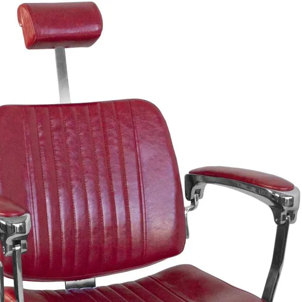 Barber stuhl Bjorn, Herren Friseurstuhl BH-3318 mit verstellbarem Fußstütze, Barbershop stuhl