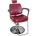 Barber stuhl Bjorn, Herren Friseurstuhl BH-3318 mit verstellbarem Fußstütze, Barbershop stuhl - rot