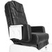 SPA Pediküre Sessel mit Massagefunktion BR-2312 – schwarzes Leder, Armlehnen-Tablett.