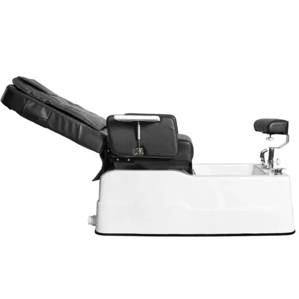 SPA Pediküre Sessel mit Massagefunktion BR-2312 – schwarzer Pedikürestuhl mit verstellbarer Rückenlehne