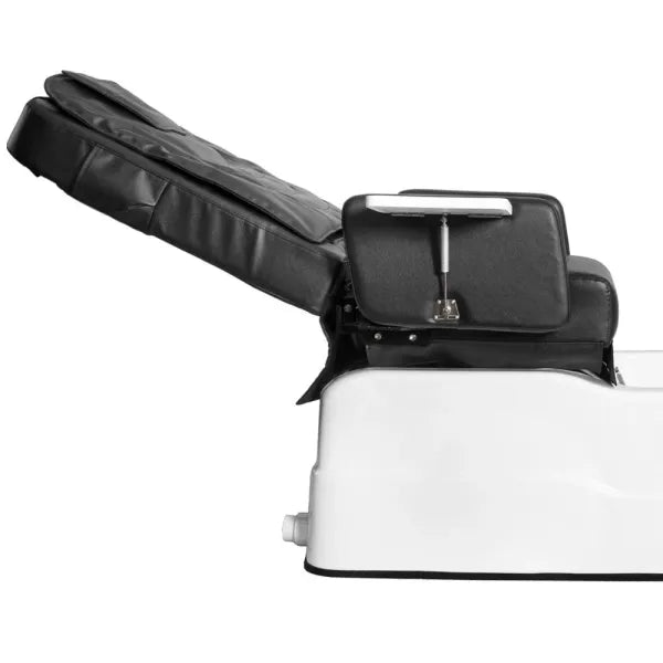SPA Pediküre Sessel mit Massagefunktion BR-2312 - schwarzer verstellbarer Pediküre-Stuhl mit Fußauflage
