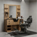 1x Barber stuhl Clint - 1x Friseur Bedienplatz, Vorwärtswaschbecken friseur Oke-be - Tiptop - Einrichtung