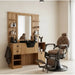 1x Barber stuhl Clint - 1x Friseur Bedienplatz, Vorwärtswaschbecken friseur Oke-be - Tiptop - Einrichtung