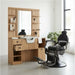 1x Barber stuhl Clint - 1x Friseur Bedienplatz, Vorwärtswaschbecken friseur Oke-be - Tiptop - Einrichtung