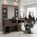 1x Barber stuhl Clint - 1x Friseur Bedienplatz, Vorwärtswaschbecken friseur Oke - Tiptop - Einrichtung