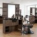 1x Barber stuhl Clint - 1x Friseur Bedienplatz, Vorwärtswaschbecken friseur Oke - Tiptop - Einrichtung