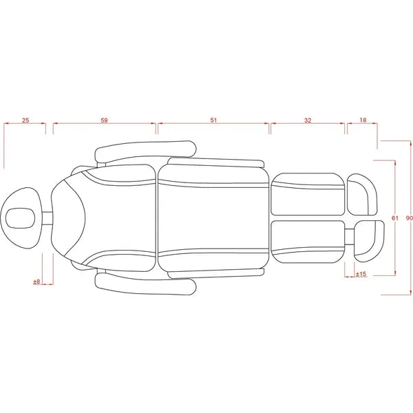 Fußpflegestuhl elektrisch mit 3 Motoren, Pediküre stuhl medial-Smart, stabiler Rahmen und vielseitige Einstellmöglichkeiten.