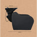 Friseur Waschbecken in Schwarz, Friseurwaschbecken Wisp Power – modernes Friseurlavabo für Salon (69×132 cm).