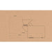 Konstruktionsskizze Friseur Waschbecken Brisal POWER+ Rückwärtswaschbecken mit Maßen: 70 cm × 160 cm × 122 cm