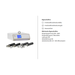 Professional galvanic facial device 313B with control unit and roller and ball handpieces.