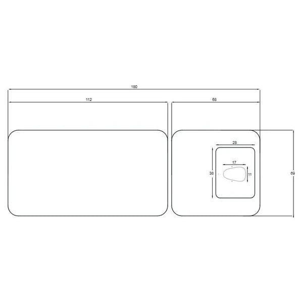 Elektrische Massageliege in graphitgrau mit höhenverstellbarem Motor - Tiptop - Einrichtung