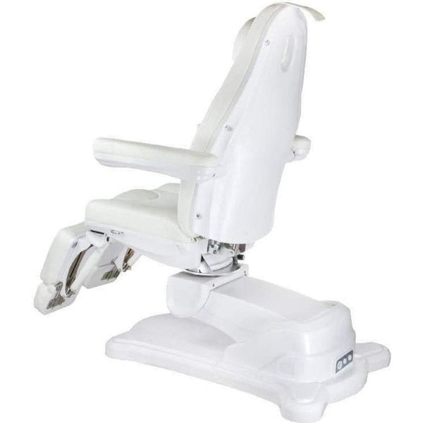 Drehbare Fußpflegestuhl Podologie Stuhl elektrisch mit 3 Motoren BR-6672C in Weiß. - Tiptop - Einrichtung