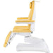 Drehbare Fußpflegestuhl Podologie Stuhl elektrisch mit 3 Motoren BR-6672C in Gelb. - Tiptop - Einrichtung