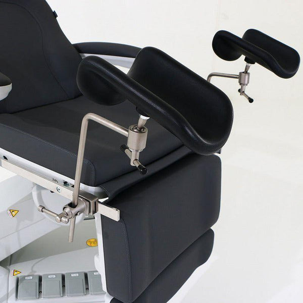 Drehbare Gynäkologischer Stuhl elektrische, Gyn Stuhl, Untersuchungsstuhl, Behandlungsstuhl mit 4 Motoren Gyna - Tiptop - Einrichtung