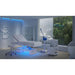 Elektrische Massageliege, Behandlungsliege, Massagebank mit 2 Motoren LED Limb in Weiß für Spa und wellness - Tiptop - Einrichtung