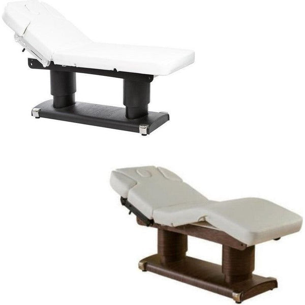 Elektrische Massageliege, Behandlungsliege, Massagebank mit 4 Motoren Qaus in weiß für Spa und wellness - Tiptop - Einrichtung
