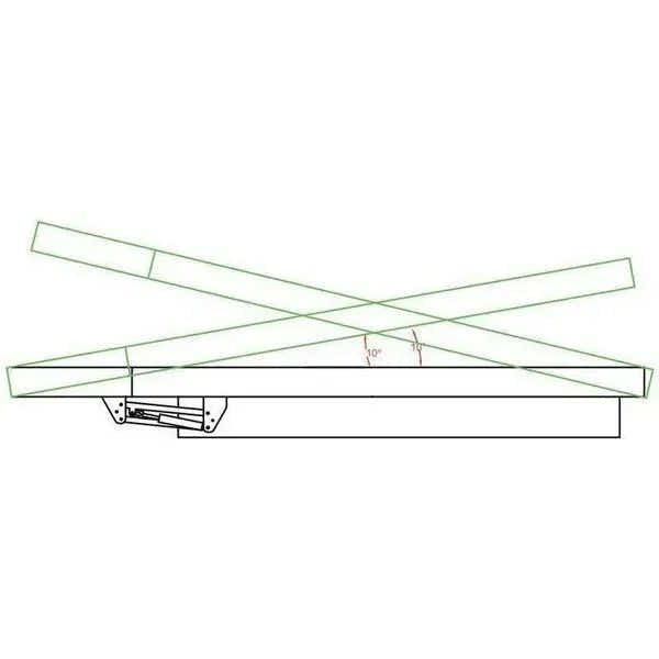 Elektrische Massageliege, Heizfunktion, Massagetisch, 4 Motoren, LED, Behandlungsliege Troch