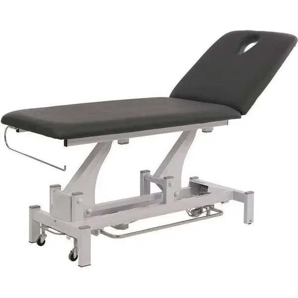 Elektrische Massageliege mit 1 Motor, Behandlungsliege in Grau, Massagebank Torac