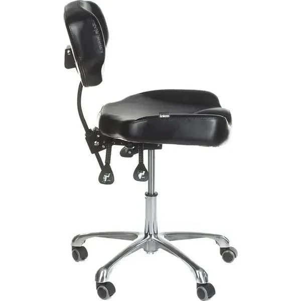 Ergonomischer Tattoo Hocker Elmo mit verstellbarer Rückenlehne von Inkoo