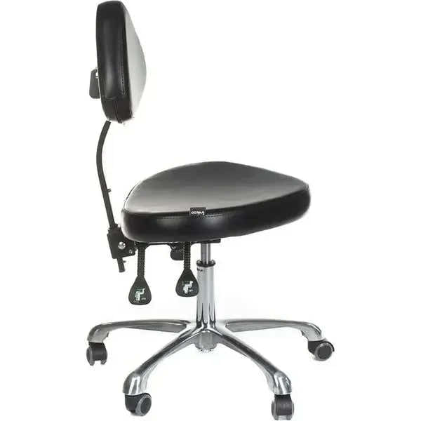 Ergonomischer Tattoo Hocker mit verstellbarer Rückenlehne Atte Inkoo