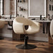 Friseurstuhl GLAM mit Premium-Hydraulik in modernem Salon, elegantes Design und hohem Komfort