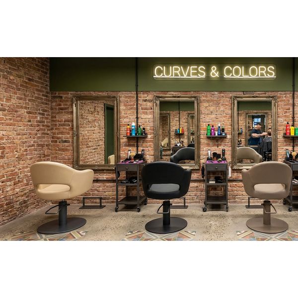 Friseurstuhl LIRA mit Hydraulik – ergonomisch, stabil & komfortabel, hochwertiger Styling Chair für professionelle Salons