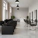 Friseur waschbecken in elegantem Schwarz, Friseurwaschbecken Sion - Tiptop - Einrichtung
