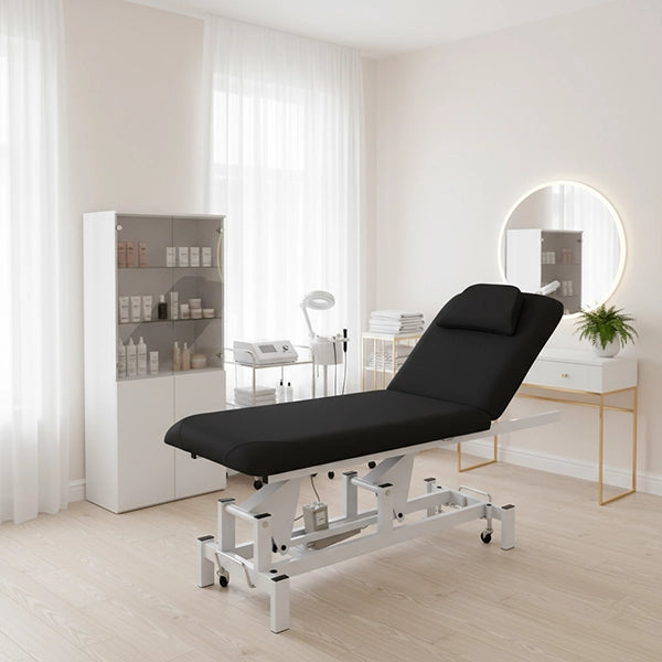 Elektrische Massageliege mit 1 Motor, Behandlungsliege Lumb mit höhenverstellbarem und Neigungsregulierung - Massagebank - Tiptop - Einrichtung